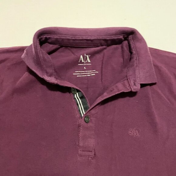 Armani Exchange Polo Shirt Short Sleeve Size L - Picture 3 of 16